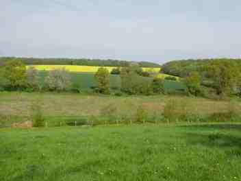 Paysage bocager de la Picardie (Oise)