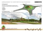 <strong>Projet de rond-point Califourchon</strong><br />Projet d’aménagement du Rond-point CALIFOURCHON, à Matoury, proposé par la Fédération Lokono. Ce projet prévoit la réalisation d’un monument représentatif des six nations amérindiennes présentes en Guyane. Au centre, un chamane.