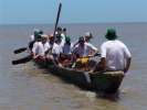 <strong>Pirogues35</strong><br />Course de pirogues organisée par Terre de Jeux sur la plage de Kourou