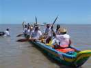 <strong>Pirogues34</strong><br />Course de pirogues organisée par Terre de Jeux sur la plage de Kourou