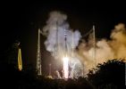 <strong>Vol 24 Soyuz</strong><br />Décollage réussi pour le lanceur Soyuz dans la nuit du 1er décembre 2020.
Copyright 2020 ESA - CNES - ARIANESPACE/Optique Vidéo du CSG - S MARTIN