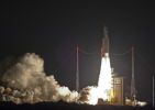 <strong>Lancement VA219</strong><br />Mardi 29 juillet 2014 - Lancement Ariane 5 avec à son bord l'ATV Georges Lemaître. Vu depuis le site de Toucan. Copyright 2014 ESA-CNES/Arianespace/Photo optique vidéo CSG