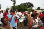 <strong>14 janvier 2007</strong><br />Deux groupes à Kourou pour commencer. Ici un groupe haïtien, avec des instruments de musique bien caractéristiques. Photo Alain Llamas.