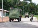 <strong>Kourou 06</strong><br />Exercice dans les rues de Kourou, 19 janvier 2006