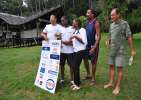 <strong>Camp Cisame, mars 2010</strong><br />L'équipe des vainqueurs, Les Cobras, le Brigadier Chef Emile  BELONY (police secours jour), gardiens de la Paix Patrick ROBINEAU (Compagnie d'Intervention) et Nadia LABYLLE (police secours nuit), et l'Adjoint de sécurité André CUPIDON (Police Technique et scientifique)... Premiers dans toutes les épreuves, même en dégustation de planteurs...
Raid Cohésion Police 2010