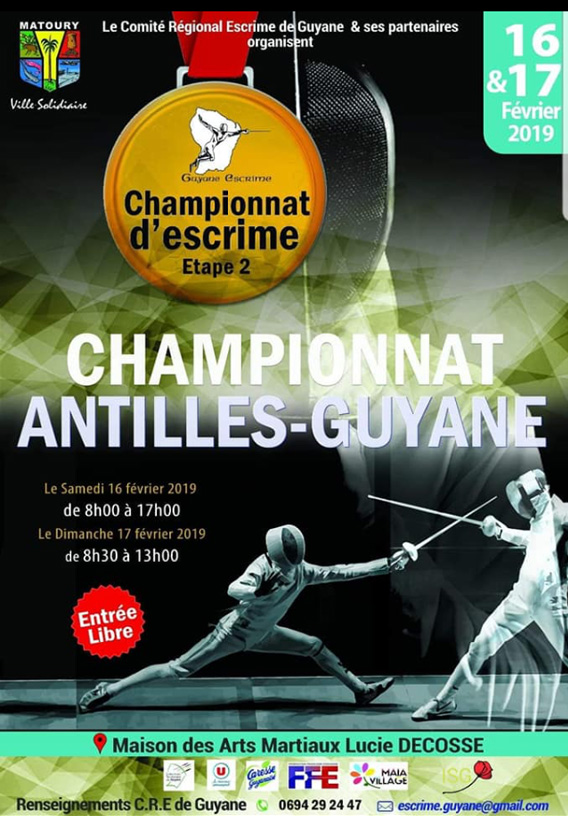 Championnat régional d'escrime dimanche